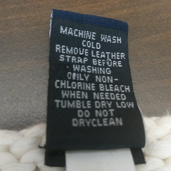 Y2K GAP long open weaved Cardigan with leather belt - Picture 2 of 5